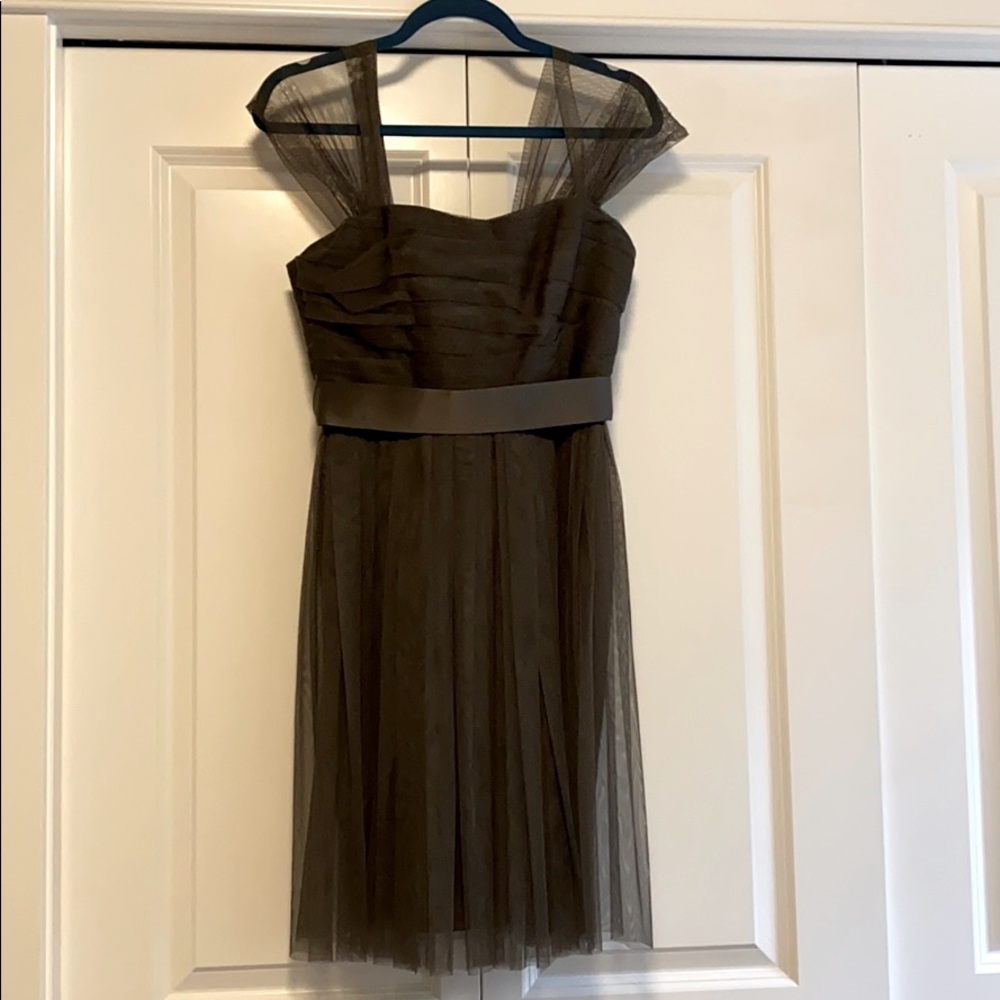 Vera Wang White bridesmaid dress net dress